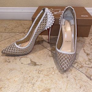 Nude Christian Louboutin heels